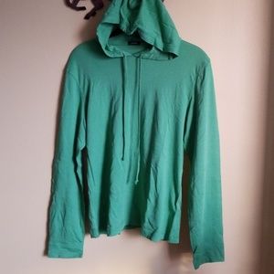 J.Crew Hooded long sleeve Tee